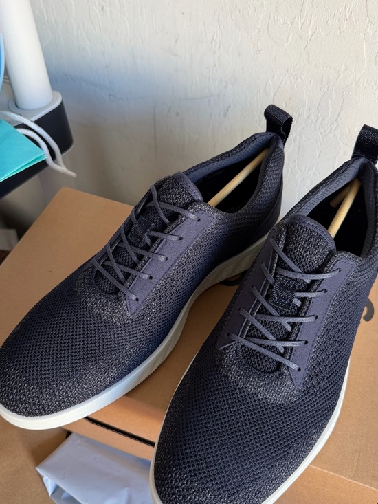 Ecco Other - Ecco Men's Knit Lace-Up Sneakers in Dark Blue